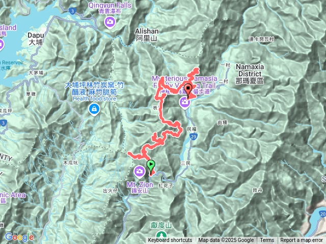 20250120高雄三縣界山-河表湖山-拉比嶺山-玉打山