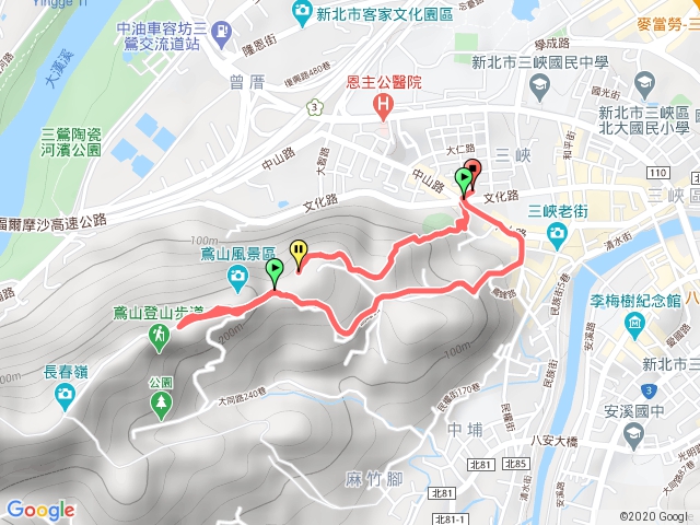 台北天際線上鳶山