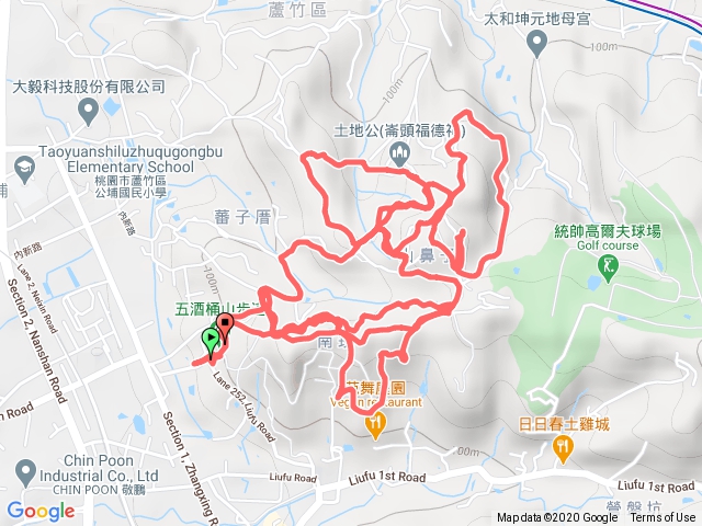 南崁山及五桶酒山