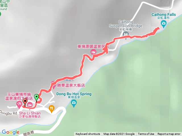 20211225東埔彩虹瀑布～亞亞