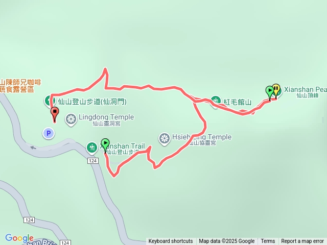 20251123苗栗仙山及仙洞環狀路線預覽圖