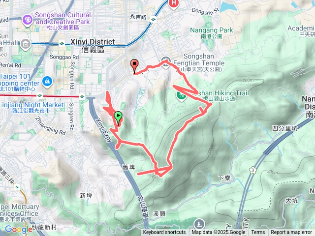 象山、南港山、九五峰、虎山