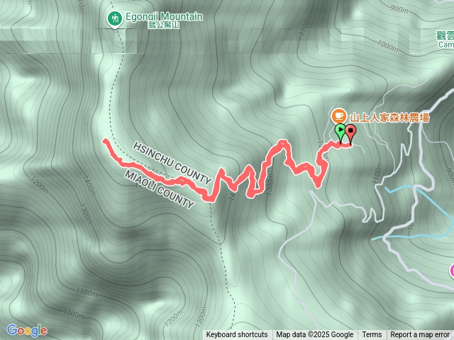 20250927未攻頂的路線