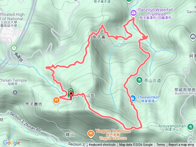 猴山岳、炮子崙瀑布O型預覽圖