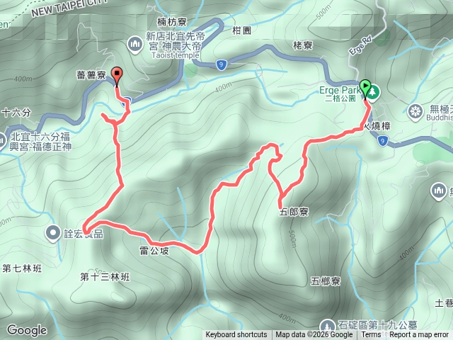 雷公埤山-蕃薯寮山