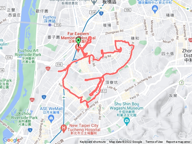 20221111亞東醫院公園連走