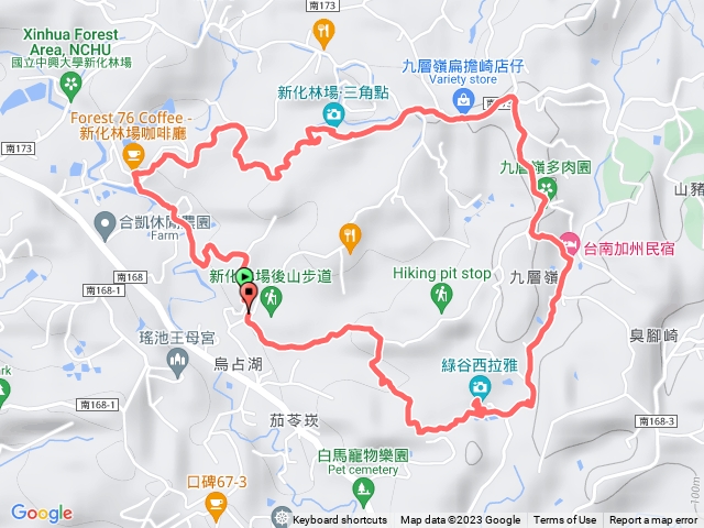 新化林場內外大圈