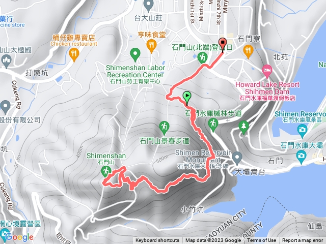 第二次攻頂的石門山