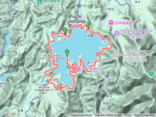 日月潭環湖預覽圖