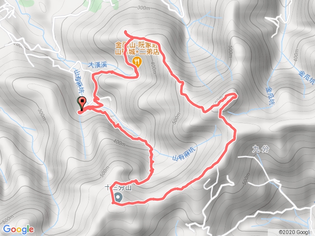 20171223十三分山、金面山、金山面山