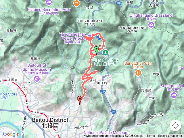 紫明溪步道陽明書屋站紫明溪步道大屯瀑布小隱潭橫嶺古道半嶺圳步道松溪瀑布翠峰瀑布天母古道