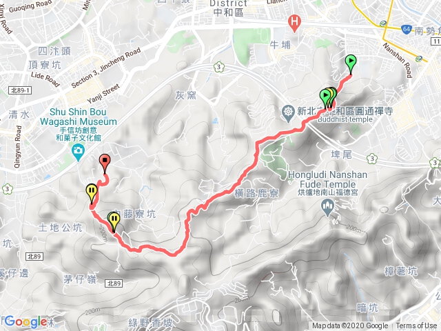 外南勢角山－清水大尖山－土城青龍嶺