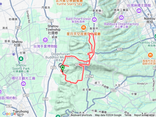 清水岩、橫山觀日步道、猴探井、山湖步道預覽圖