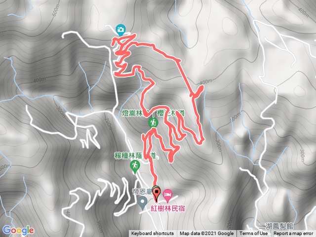 登篙林道（去登篙林道，回柑園路切肖楠林道）