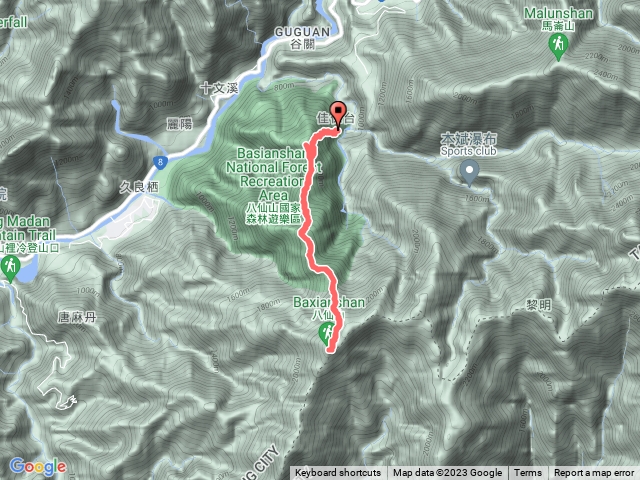 20231214 八仙山 佳保台山