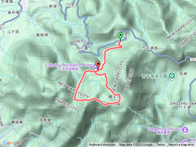2025-10-11 二子坪步道-大屯山西峰-南峰路線