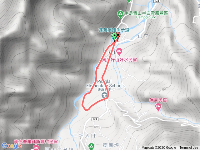 蓬萊溪護魚步道