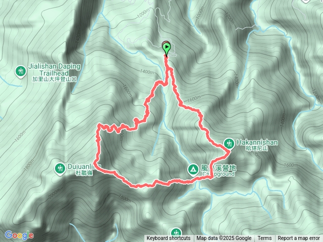 哈加縱走(鹿場登山口)