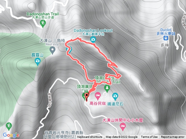 頂湖廣場至大凍山