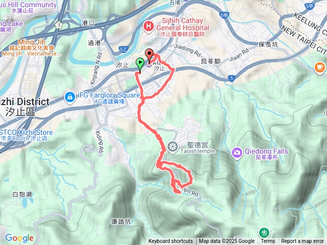 汐止火車站＞天秀宮＞汐止大尖＞秀峰瀑布預覽圖