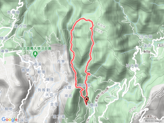 內雙溪古道北五指山荷蘭古道環走