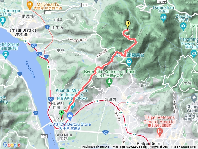 台北藝大至向天山