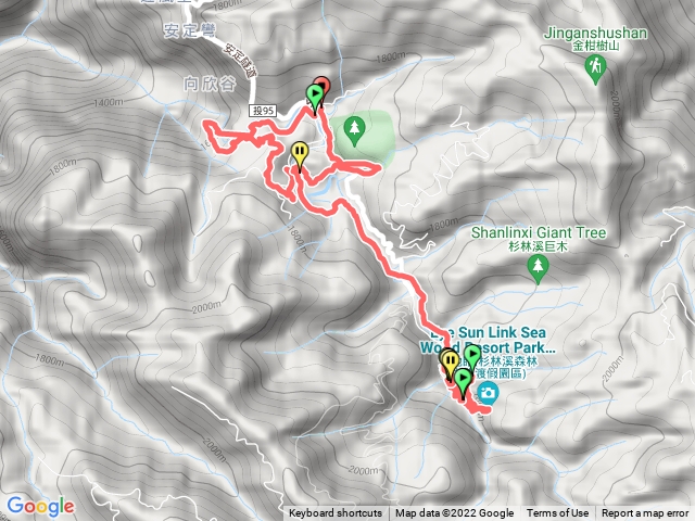 石井磯越嶺穿林地眼天眼巨木燕庵步道