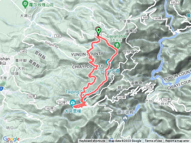 雲嘉五連峰+太平老街O型