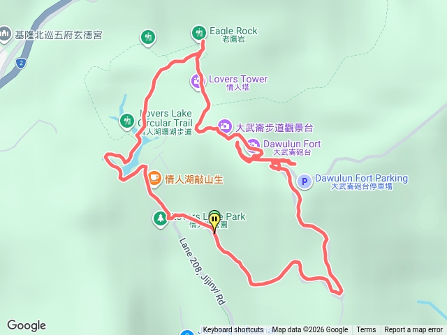 情人湖公園-大武崙炮臺-大武崙山預覽圖