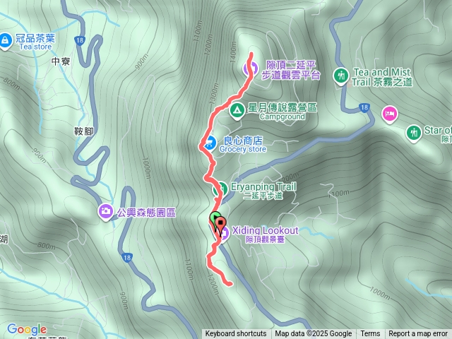 隙頂二延平步道雲頂步道預覽圖