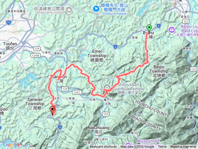 北埔-三灣大河底