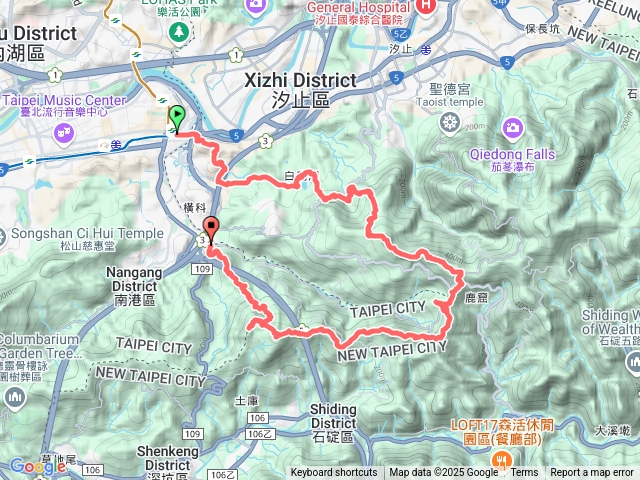 南港>舊莊 12連峰大縱走