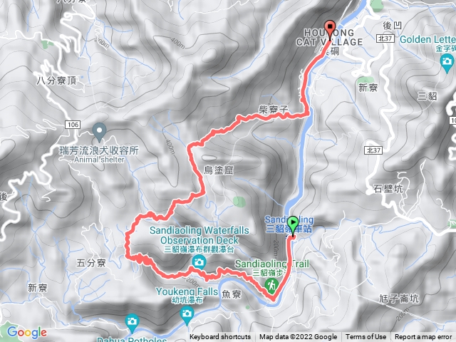 三貂嶺越嶺猴硐（經柴寮古道）