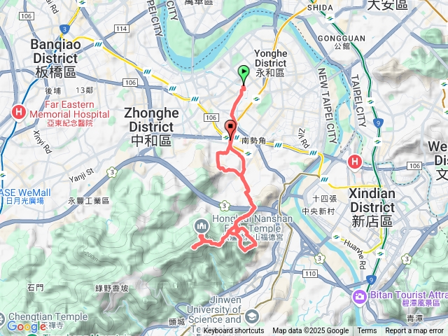南勢角山自主訓練
