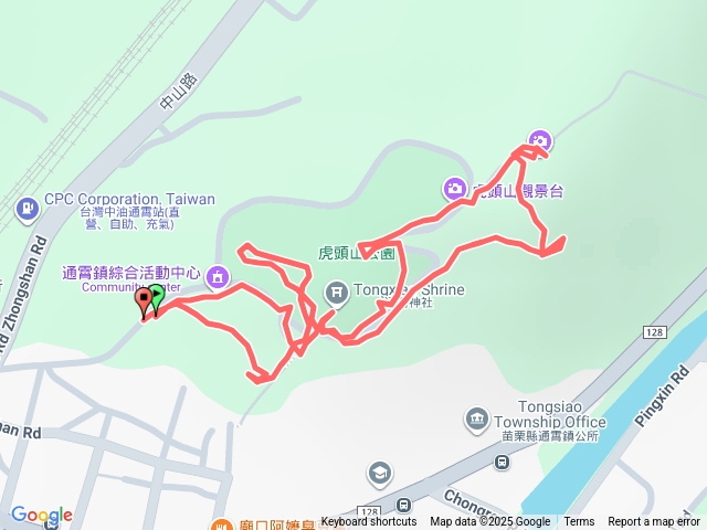 通霄神社-虎頭山公園-2025/11/15