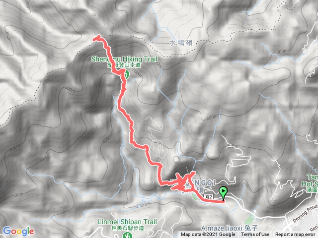 抹茶山 聖母山莊 五峰旗瀑布