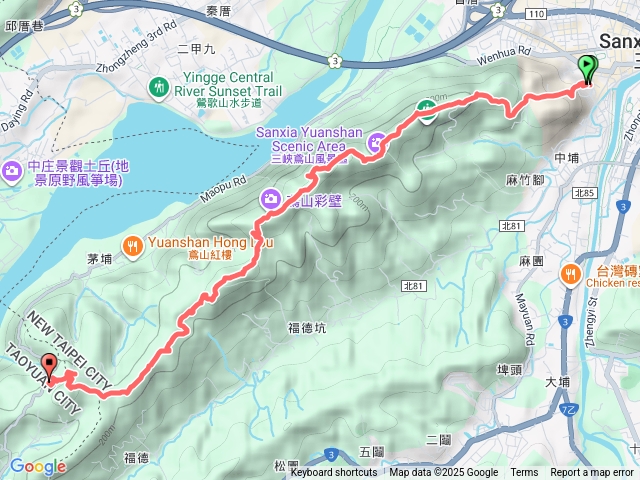 鳶山，五十分山，烏塗窟山預覽圖