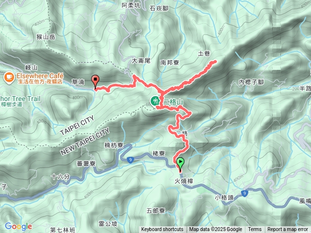 琳-【微笑山線-二格山系-筆架連峰段】二格山-筆架山南峰-北峰--往阿柔洋山