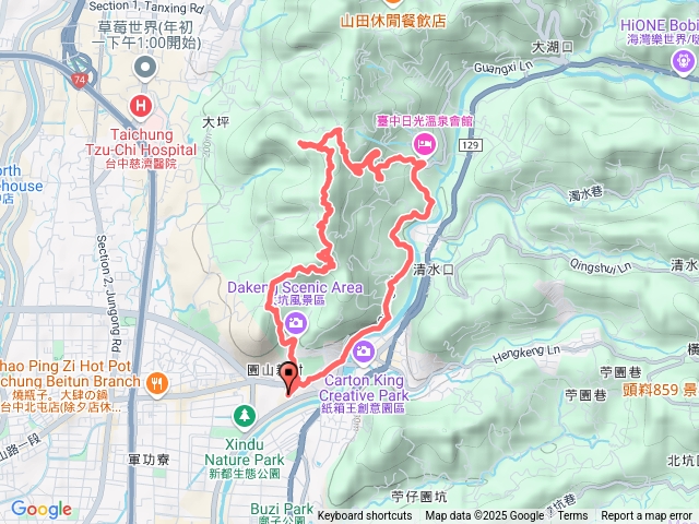 馬路上風動石下6接9步道