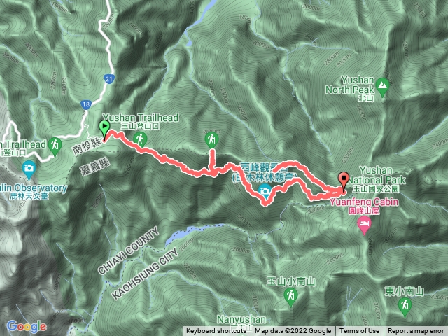 20220509玉山前、西峰