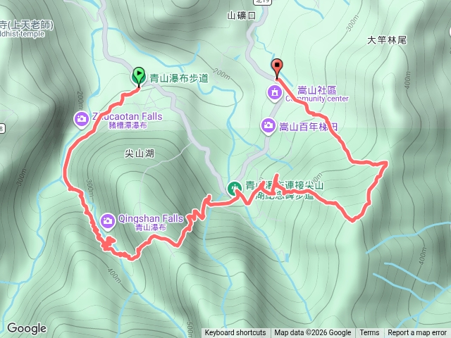青山瀑布步道預覽圖