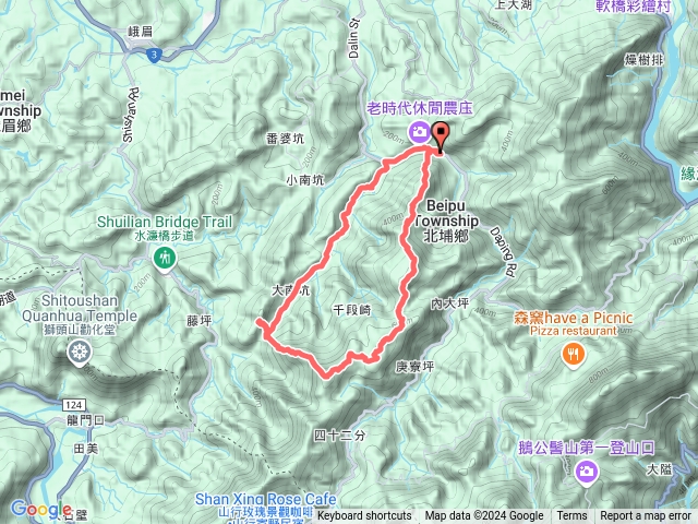 20241019北埔/五內O形（五分寮頂山─內大坪山）