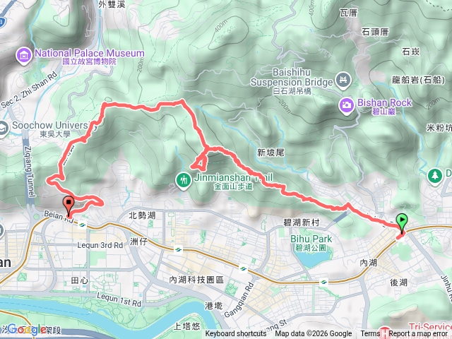 金劍越野跑（金面山上劍南路下）預覽圖