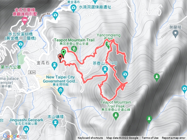 煙囪稜哈巴狗岩茶壺山