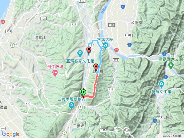 三員縱走(三義火車站-銅鑼火車站)