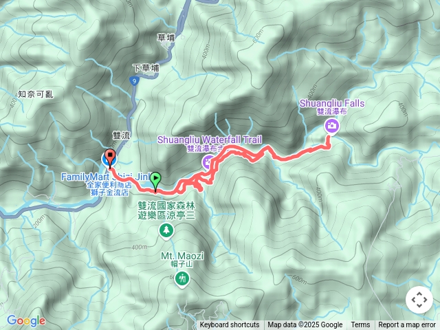 雙流國家森林(沿山步道+瀑布步道)