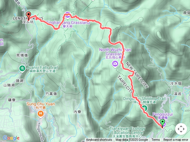 20250426陽明山東段大縱走