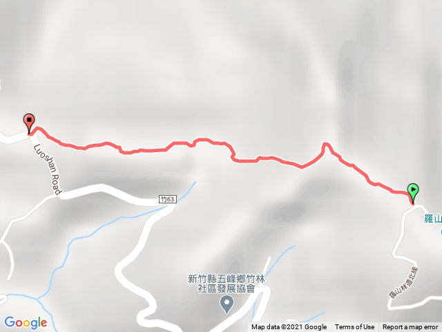 西油羅山-達谷婻山(羅山林道北線1.3K-竹63/8.6K)