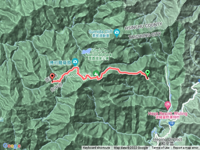 【雪山西稜】D1 七卡山莊-雪山主峰-火石山下營地