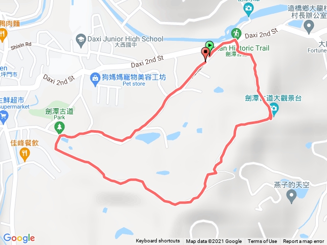 造橋鄉劍潭古道